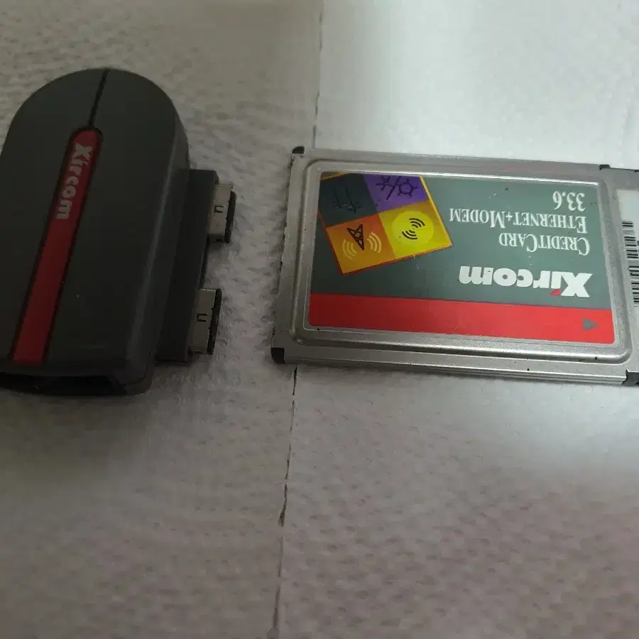 PC박물관용 노트북박물관용 유물. Xircom Pcmcia 랜카드