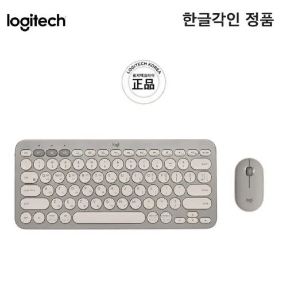 로지텍 블루투스 무선 키보드 k380 +m350 무선 무소음 마우스 세트