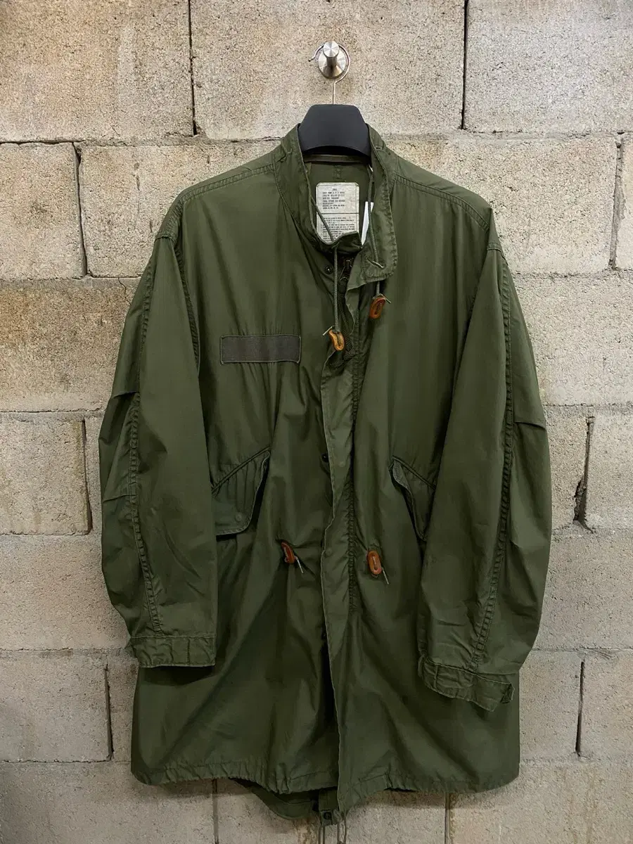 80s U.S Army OG M-65 피쉬테일 파카