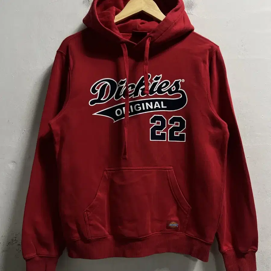 55-66 Dickies 디키즈 빅로고 빨강 스웻 후드티 정품