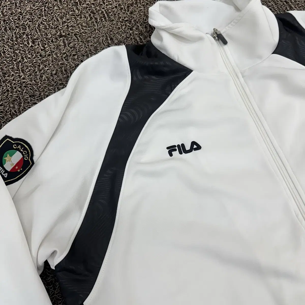 FILA 휠라 이탈리아 져지 집업 화이트 105(XL)