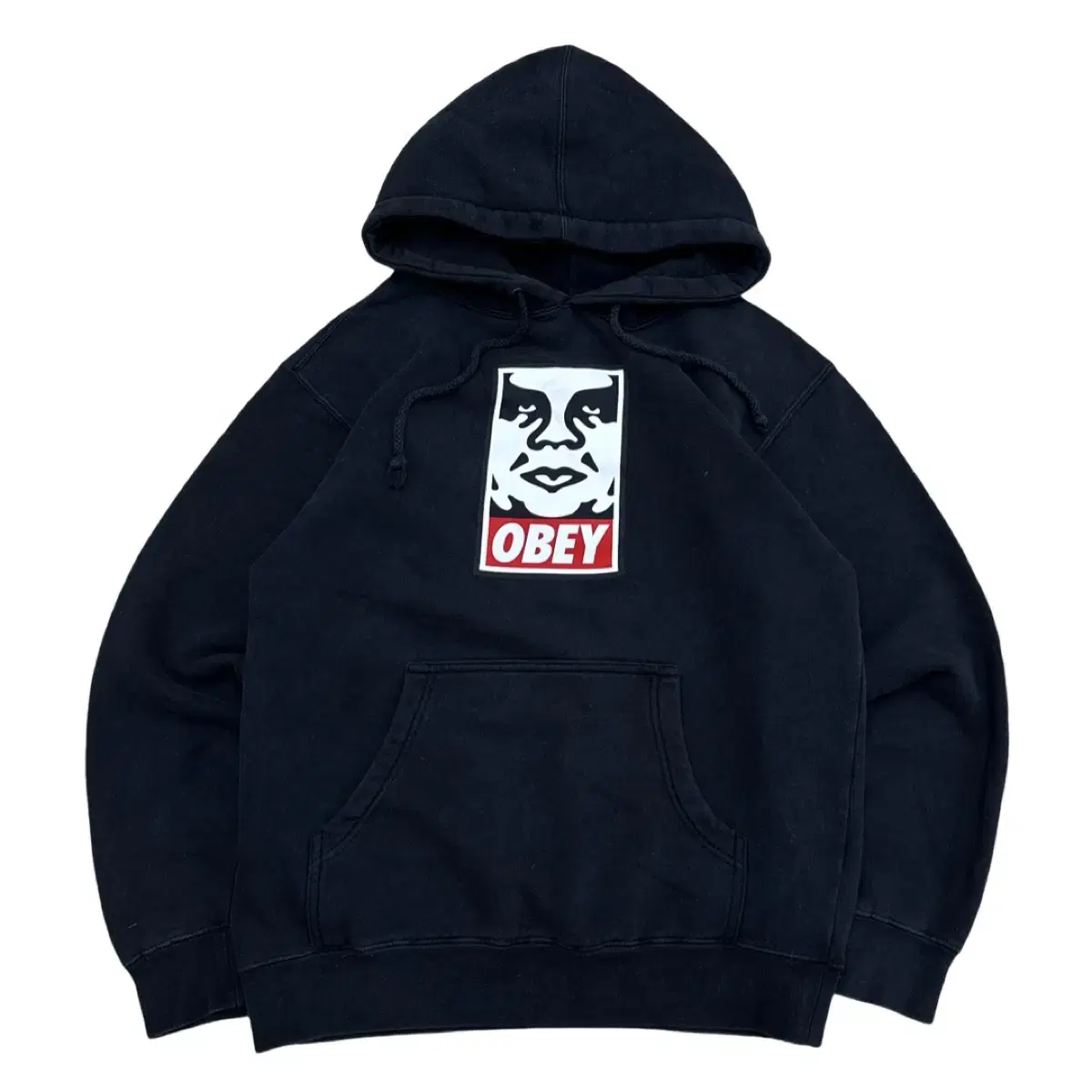 OBEY 오베이 블랙 후드티