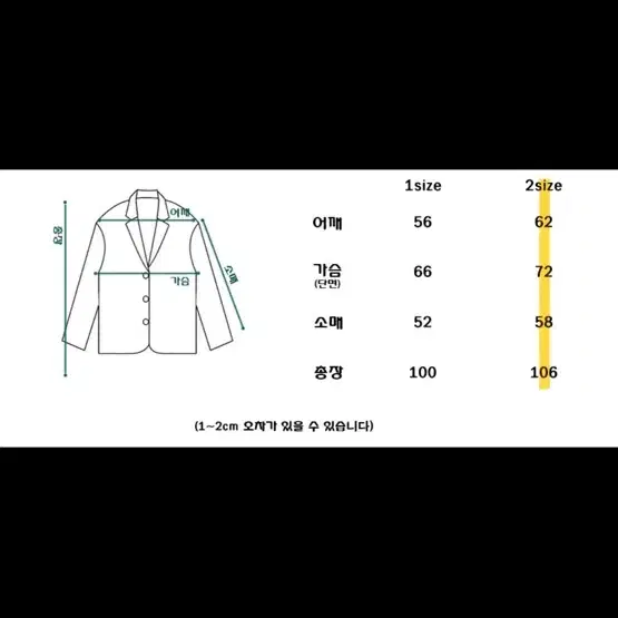 말렌 더플 코트 2 새상품 네이비 유니섹스