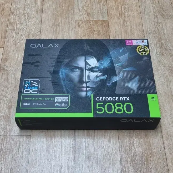 갤럭시 GALAX RTX 5080 BLACK OC D7 16GB