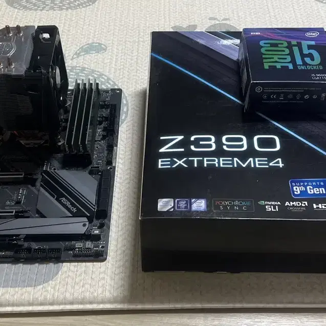 9600k+Z390 반본체