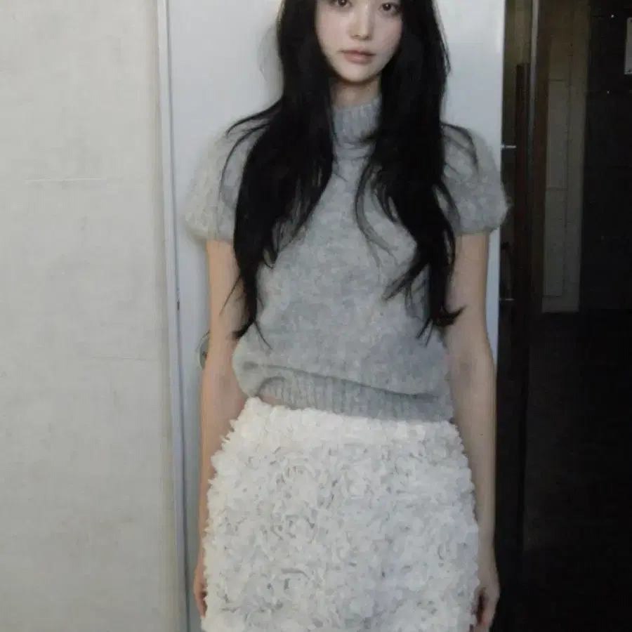 (새상품) Seer 씨어 floral mini skirt