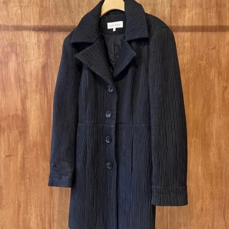 Calvin Klein Vintage Pleated Coat