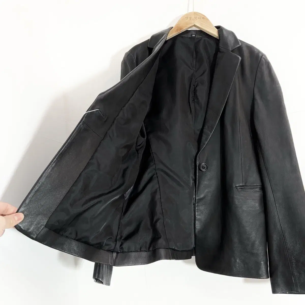 양가죽자켓 Size M/66사이즈 Lamb Leather Jacket