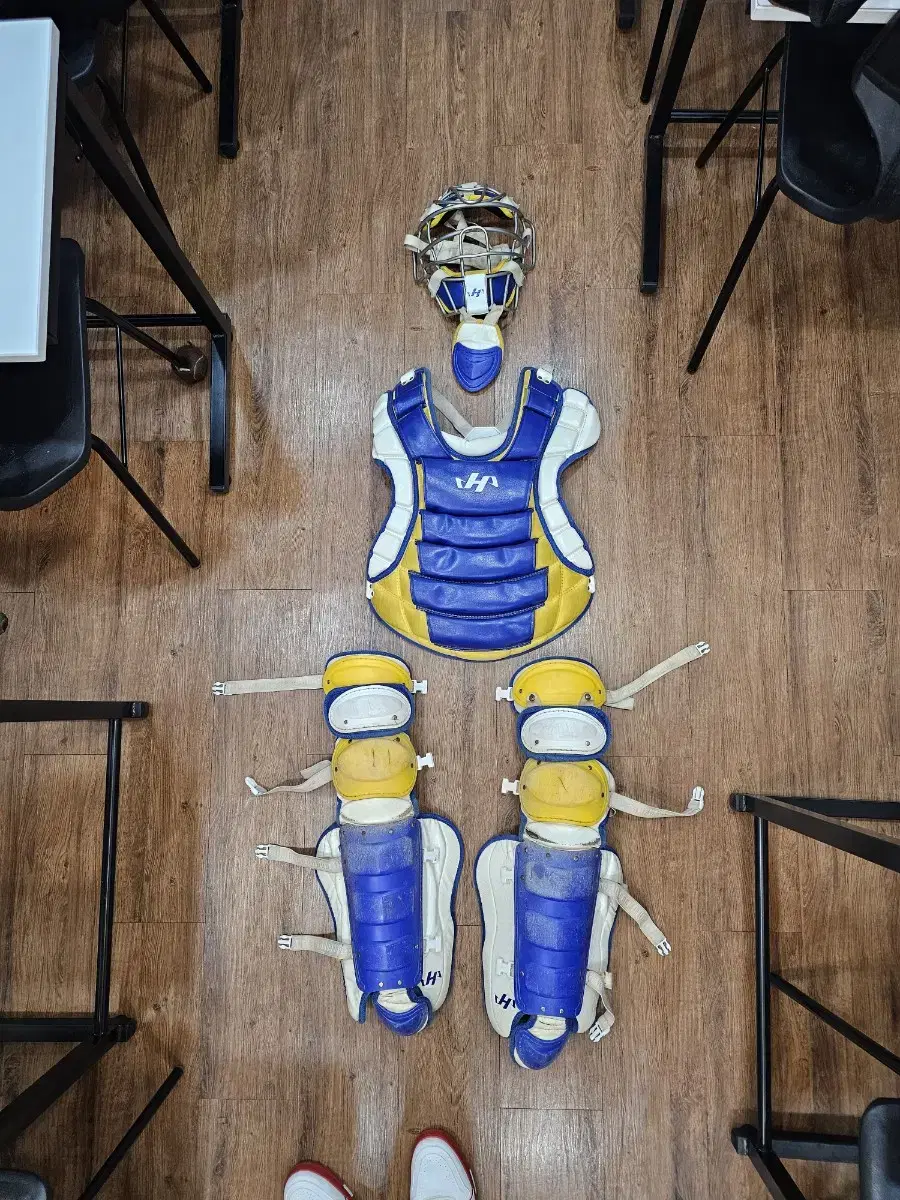 Hatakeyama catcher's equipment
