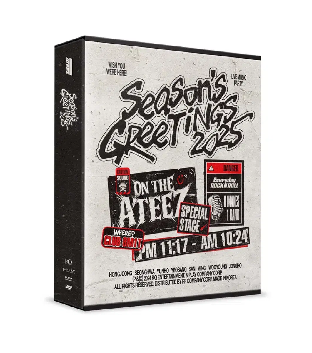 에이티즈 2025 시즌그리팅 시그 SEASON'S GREETINGS