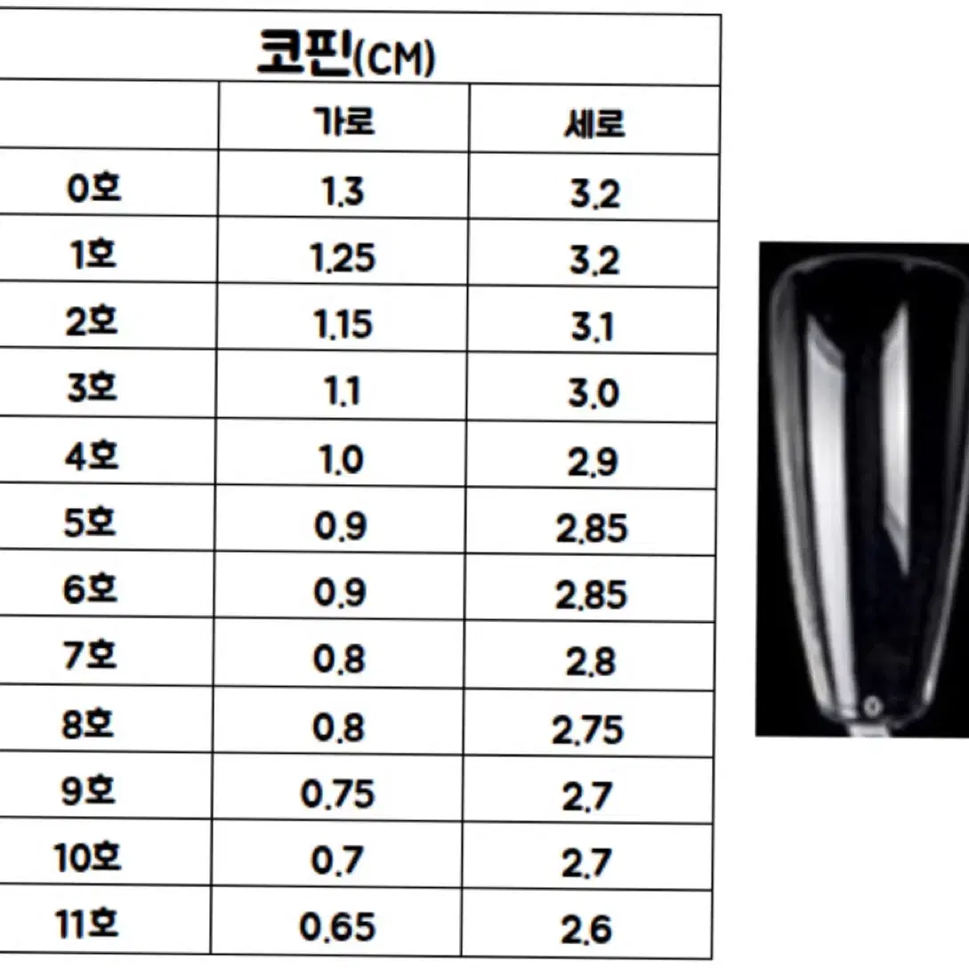 제투네일 글로시 네일팁