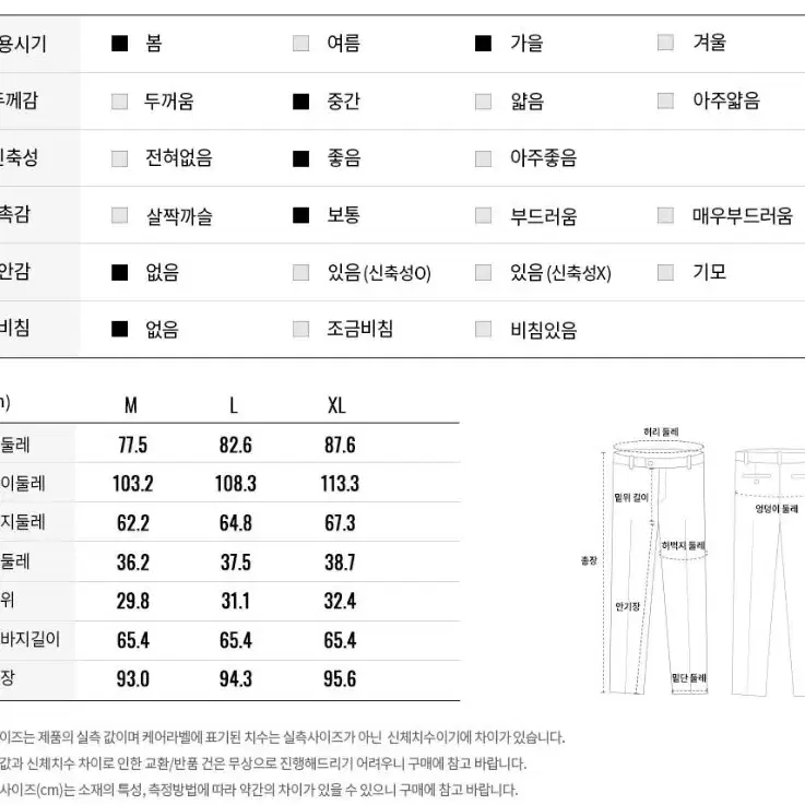 지오다노 이지팬츠 드레스카키 M(약30)