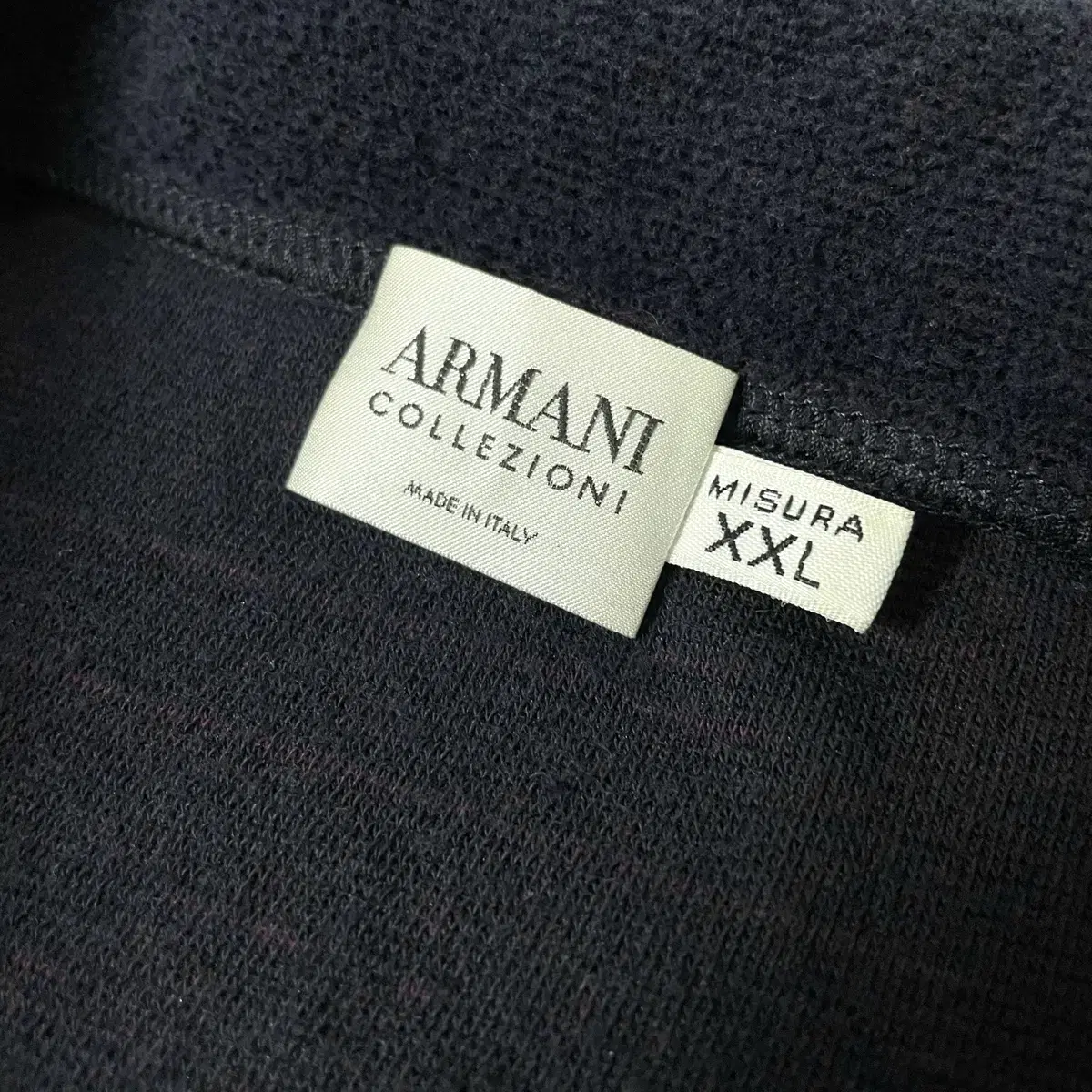 ARMANI 아르마니 꼴레지오니 테리 플리스 자켓 빅사이즈