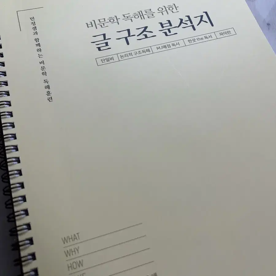 이투스] 김민정T 매점 독서,문학 ,글구조분석지