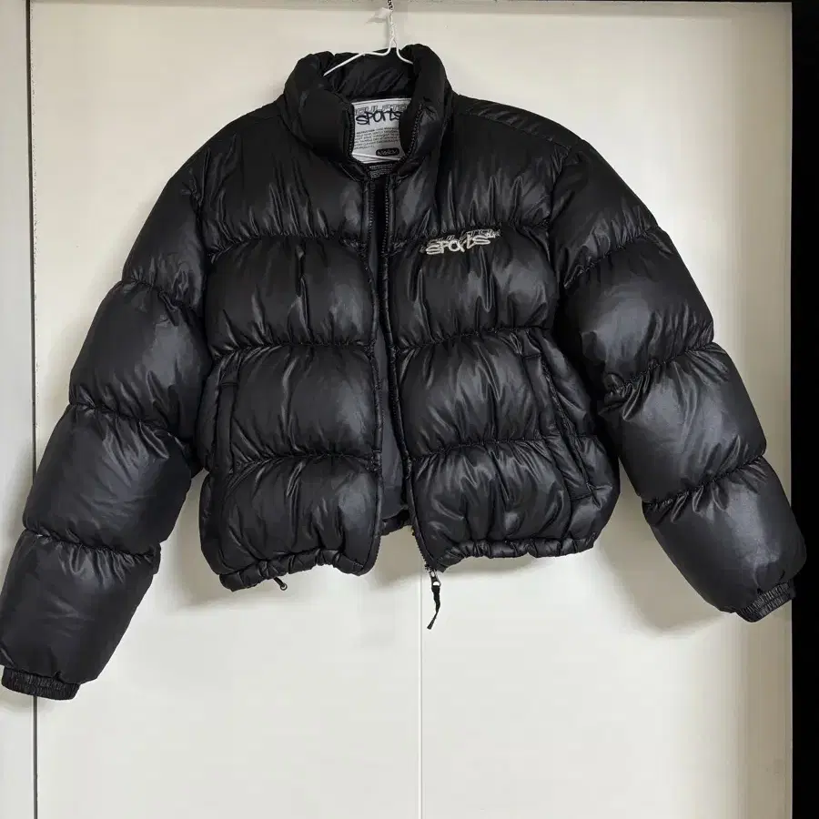 스컬프터 102 RDS Cropped Puffer 패딩 블랙