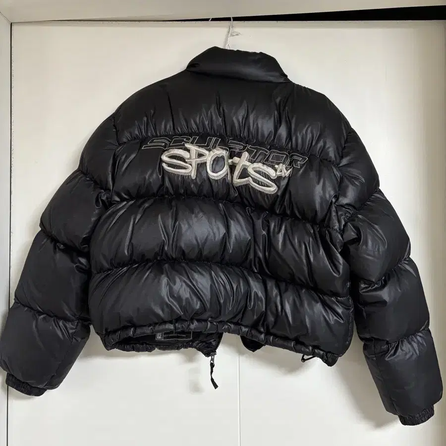 스컬프터 102 RDS Cropped Puffer 패딩 블랙