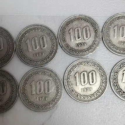 옛날동전 10 원 50 원 100 원 등