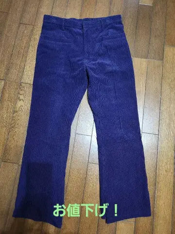 BEDj.w.FORD 퍼플 코듀로이 팬츠