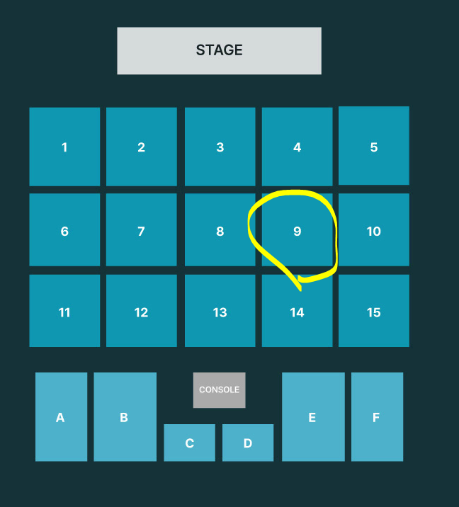 데이식스 대전 플로어석 9구역 3열 좌측(무대쪽) 통로석