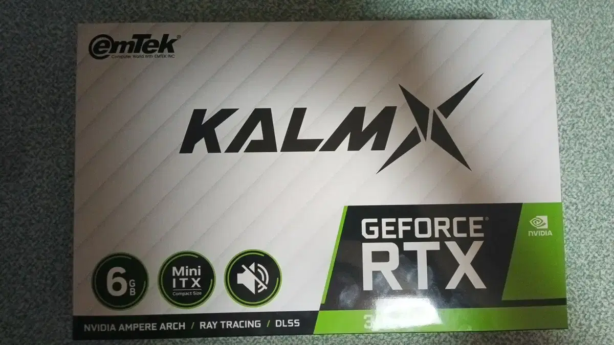 이엠텍 RTX 3050 6GB KALM X 그래픽카드 판매합니다.