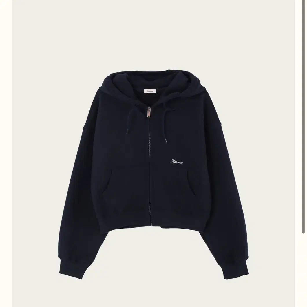 ribbonbit 리본빛 Day hoodie zip-up Navy