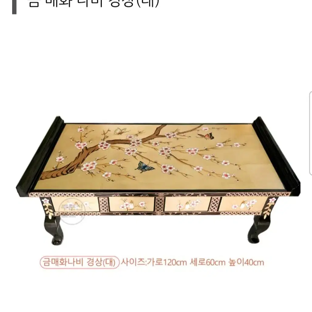 매화병풍 매화점상