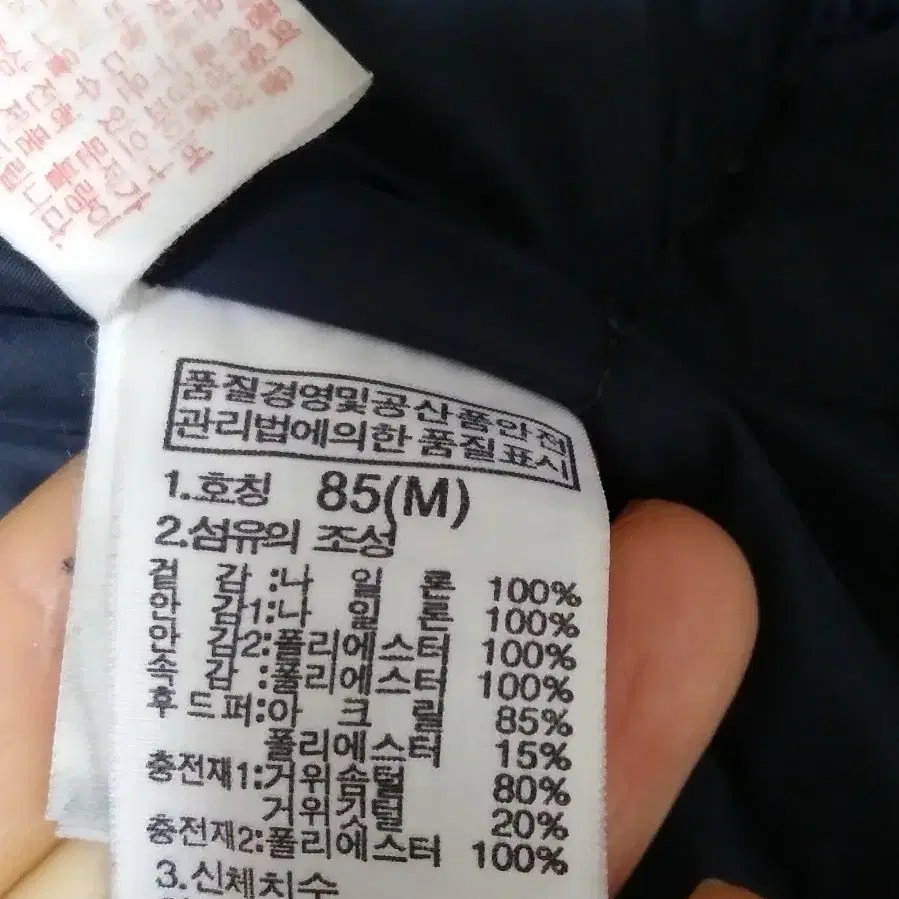 노스페이스 구스 패딩