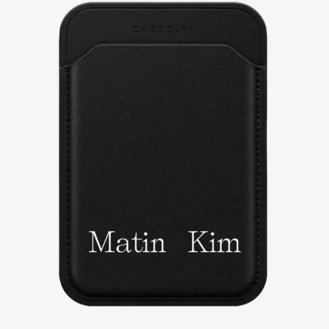 마틴킴 케이스티파이 카드지갑 Matin Kim Basic Logo Mag