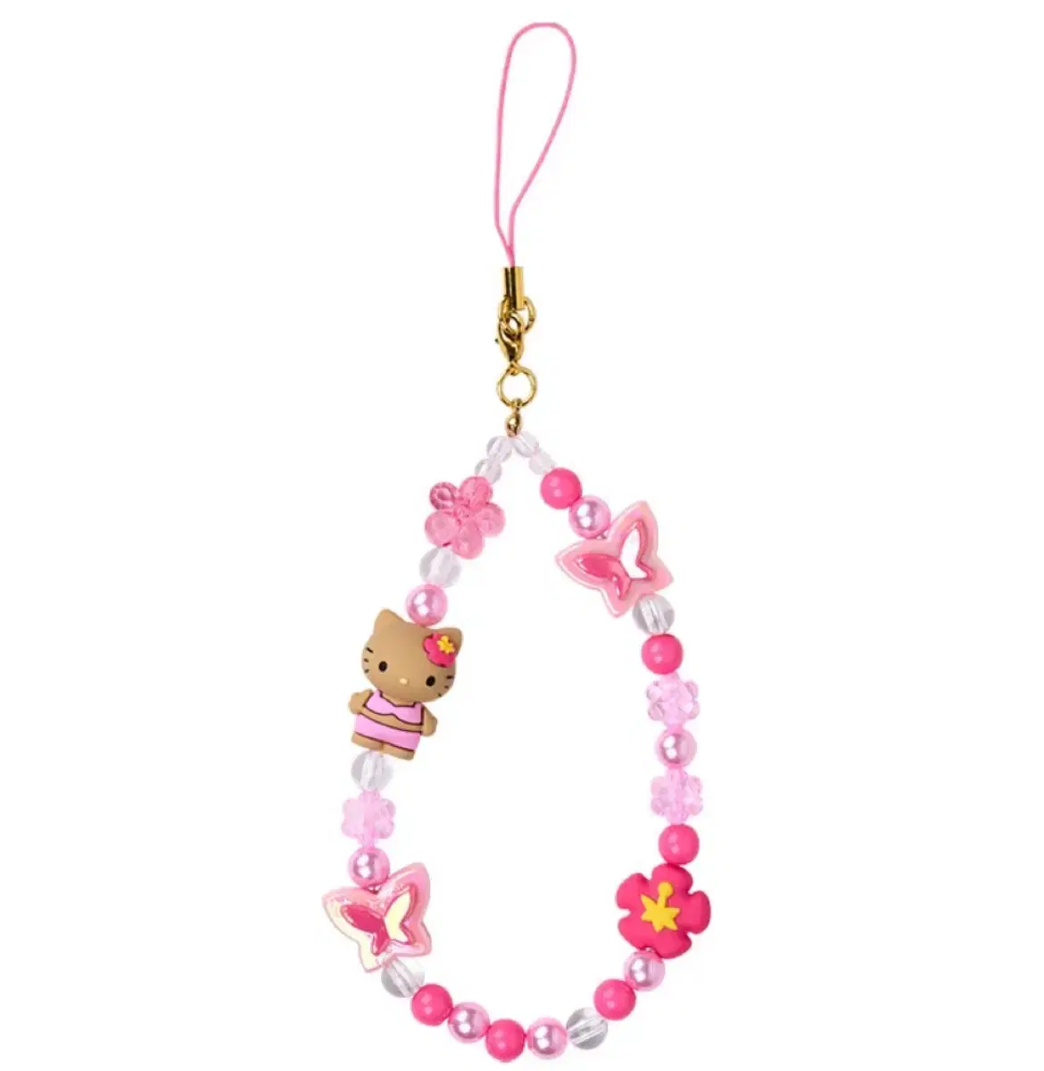 Sanrio Hello Kitty Gogogyaru 90s Beads Strap [Japanese Genuine]