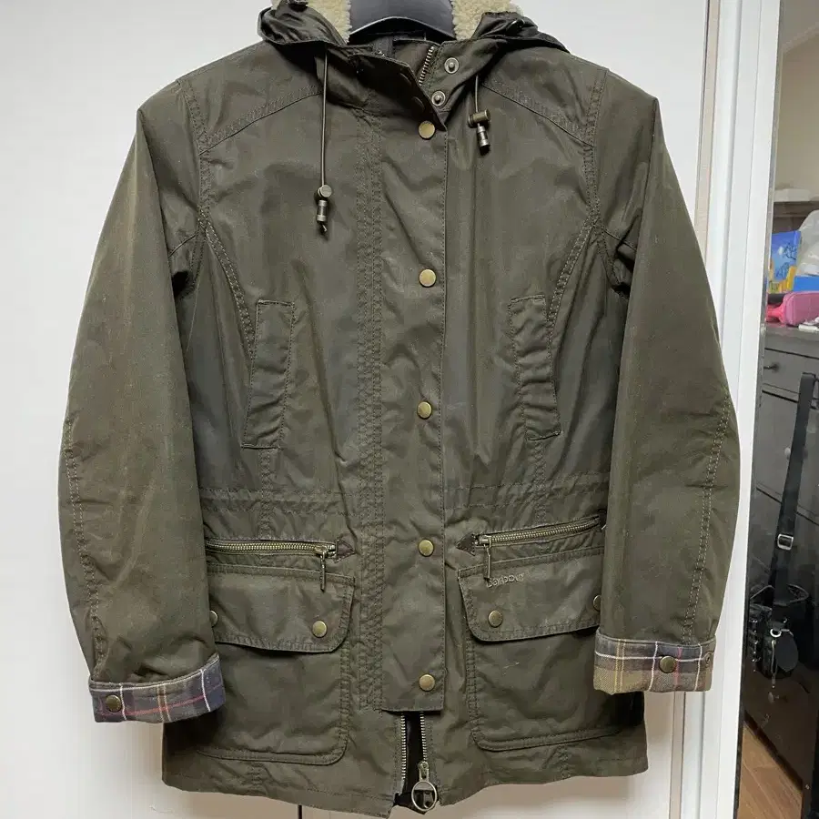 여성 바버 BARBOUR 후드 왁스 자켓