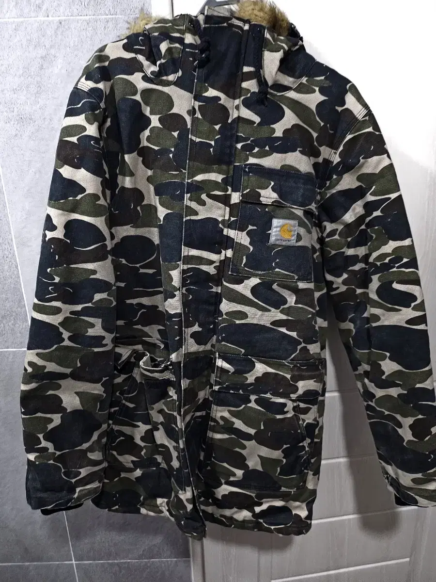 a bathing apex carhartt camo 시베리안 파카 xs