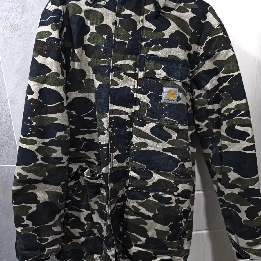 carhartt camo 시베리안 파카 xs