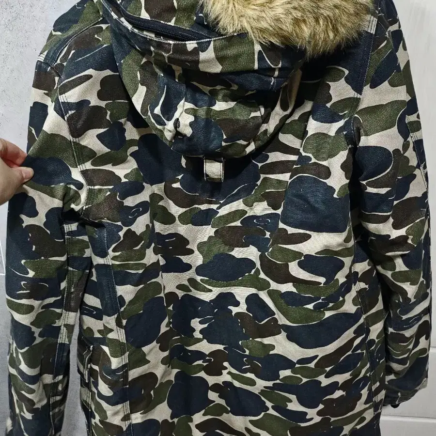 carhartt camo 시베리안 파카 xs