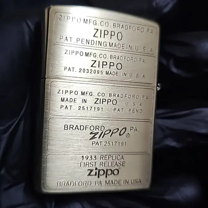 (새상품) 지포 zippo 로고 한정판.