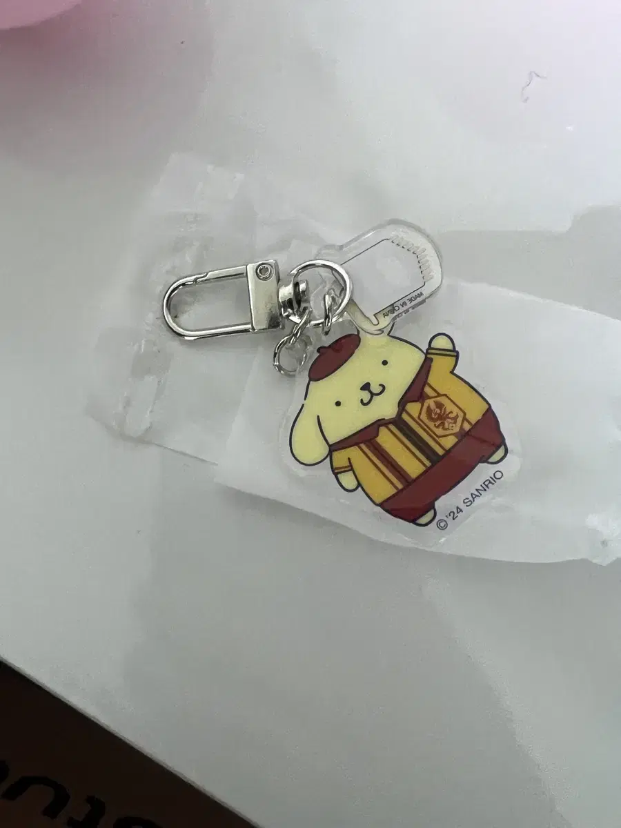 K-League Sanrio Pompompurin acrylic Keyring