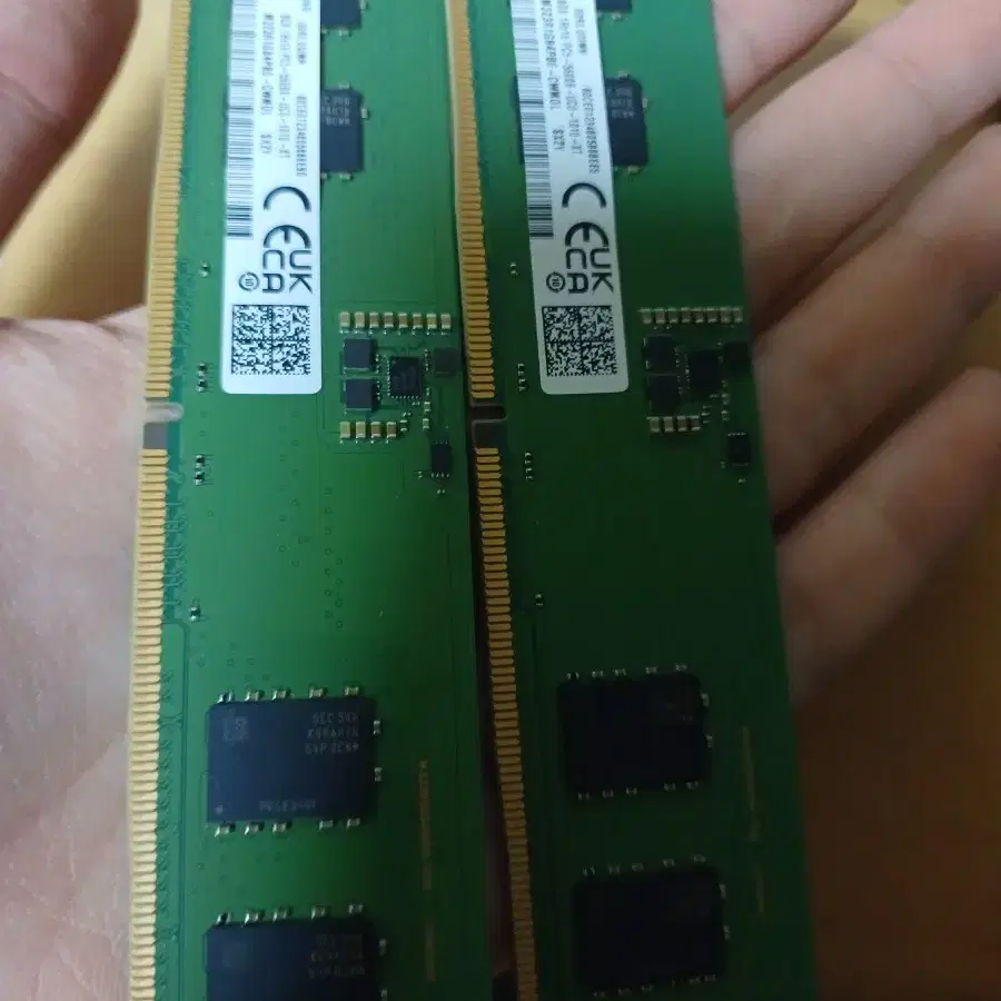 삼성메모리 8기가 두개 총16기가 ddr5