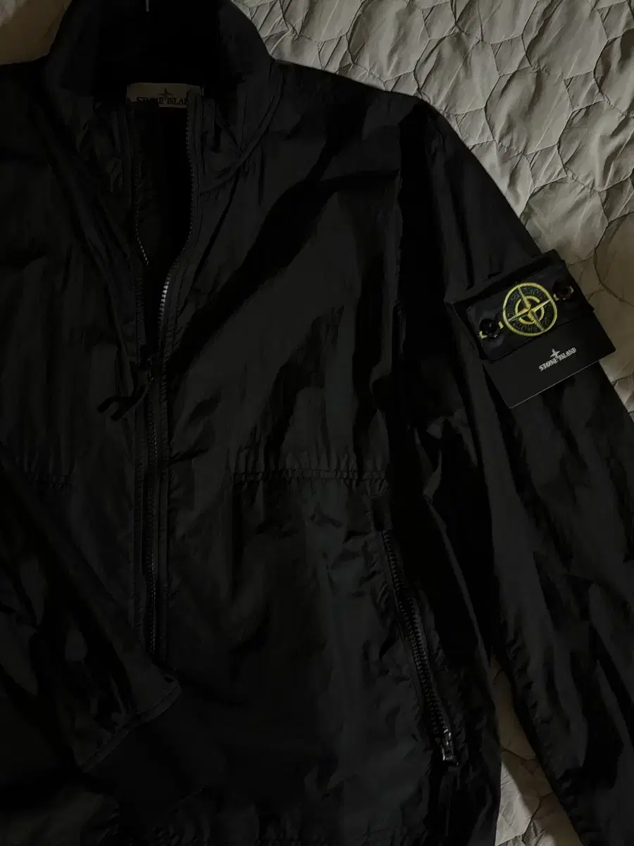 Stone Island Crinkle Wrap Garment Dyed Jacket