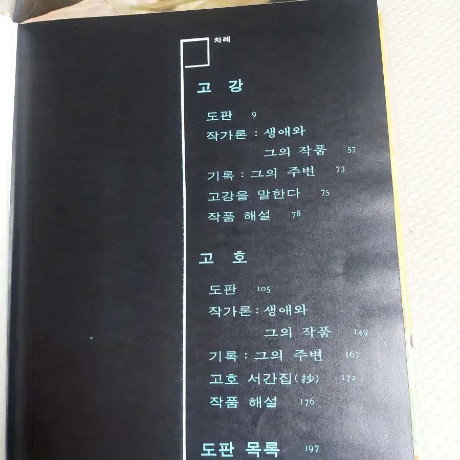 1973년판 금성출판사 현대세계미술 고강, 고흐 작품집