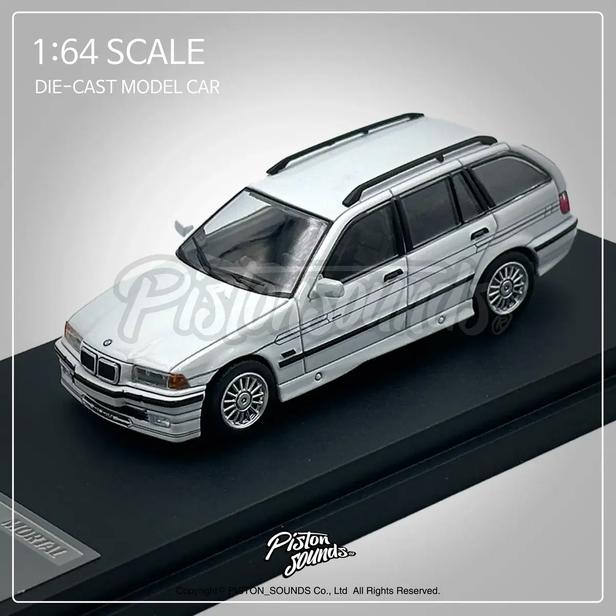 1:64스케일 다이캐스트 BMW E36 투어링 알피나 B8 ALPINA