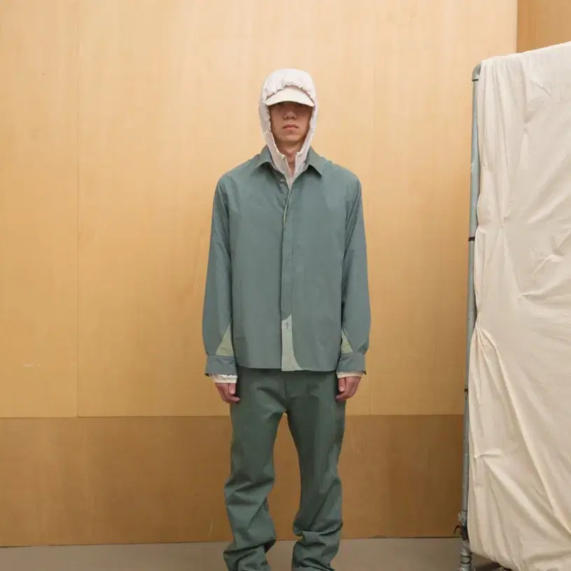 [3] xlim EP.2 04 trousers green 엑슬림