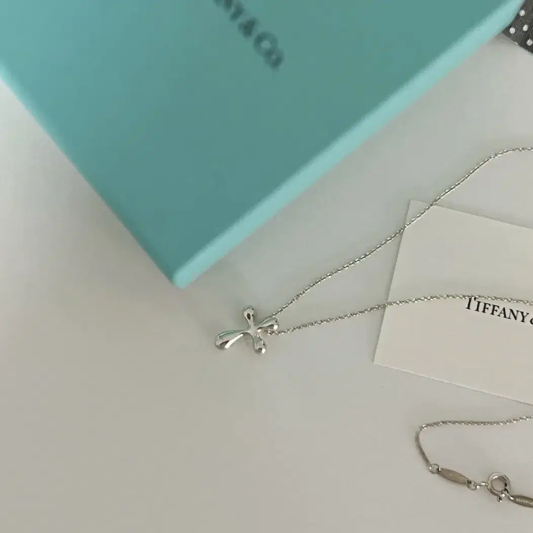 TIFFANY & Co.티파니 엘사 퍼레티 크로스 펜던트  목걸이