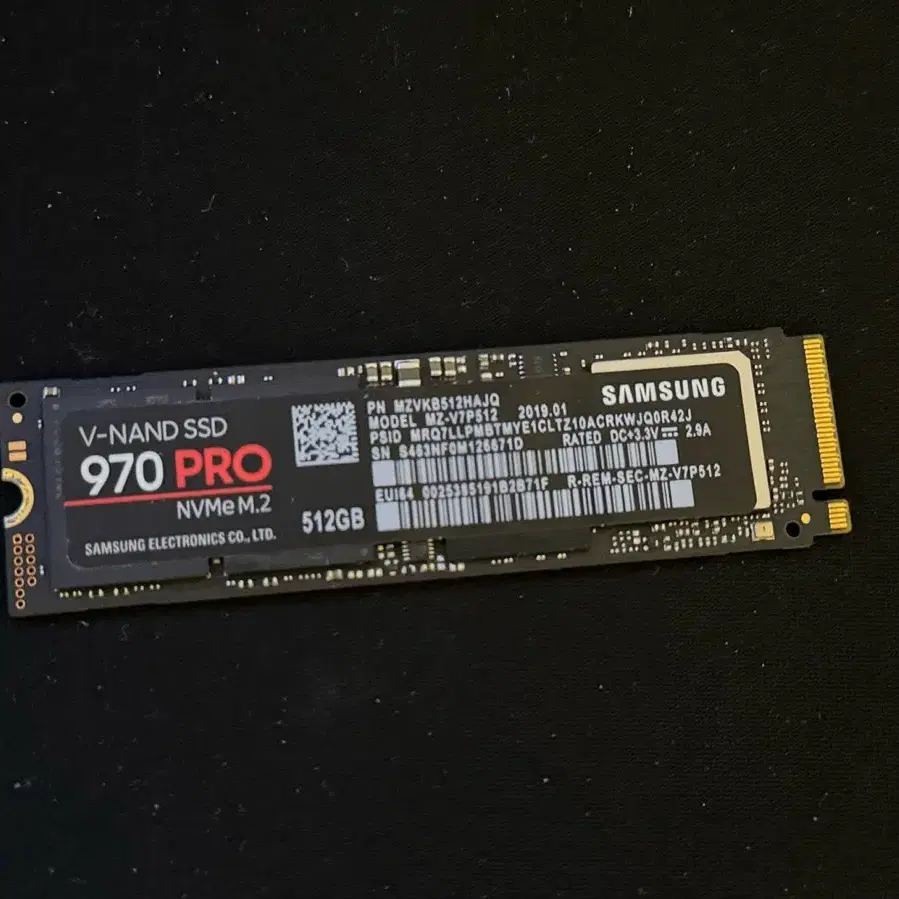 970 PRO NVMe M.2 SSD 512 GB