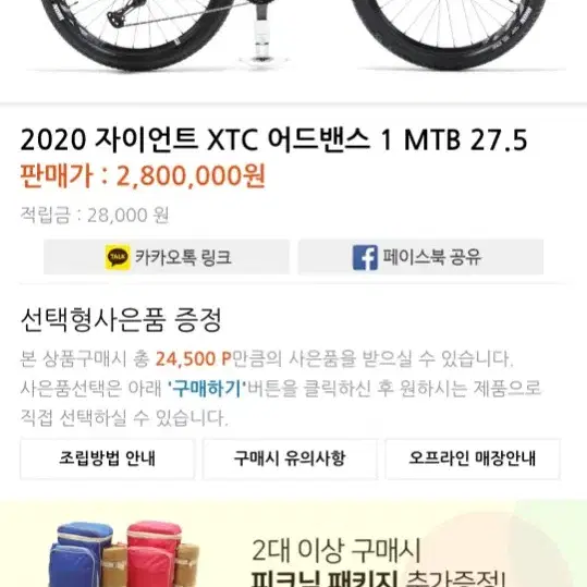 2020자이언트 어드벤스1 MTBXTC(M)카본