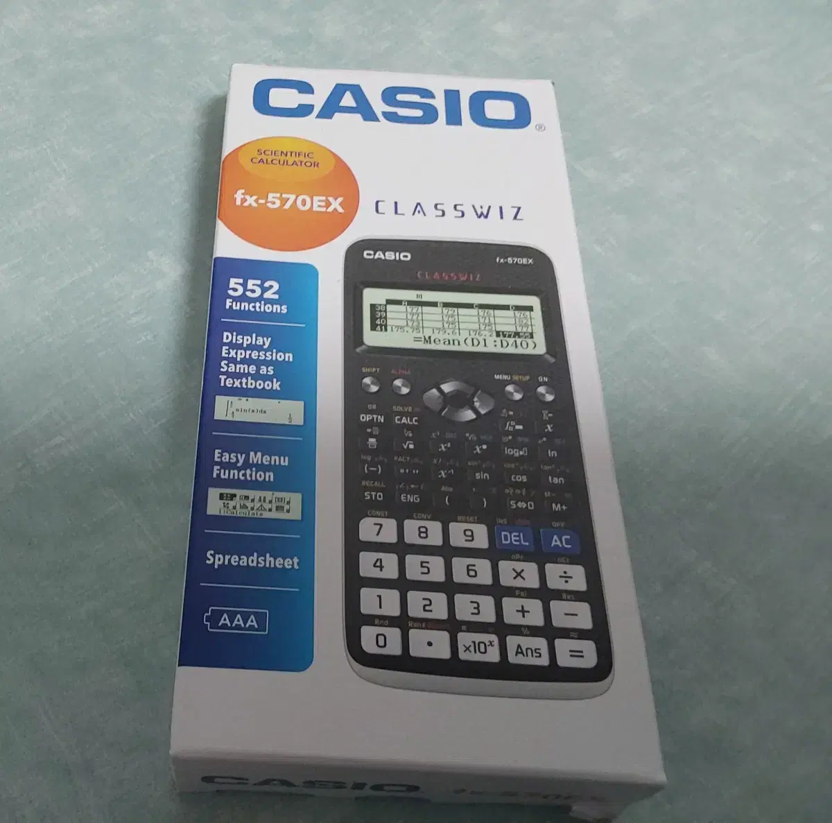 공학용 계산기 카시오 CASIO fx-570EX 12,000 판매합니다.