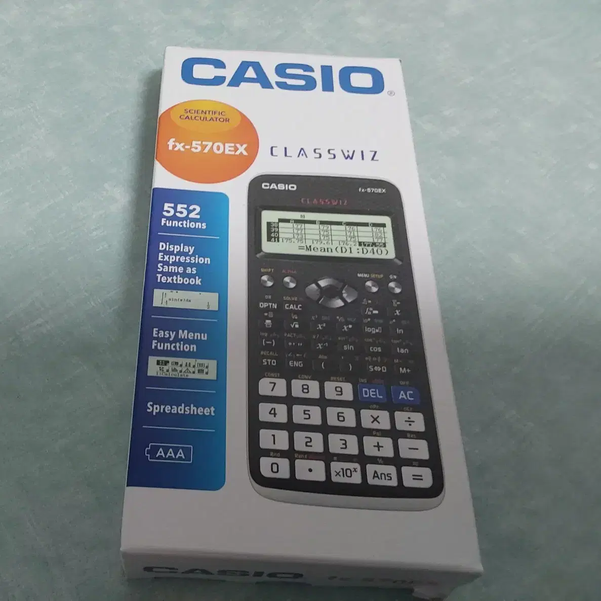 공학용 계산기 카시오 CASIO fx-570EX 판매합니다.