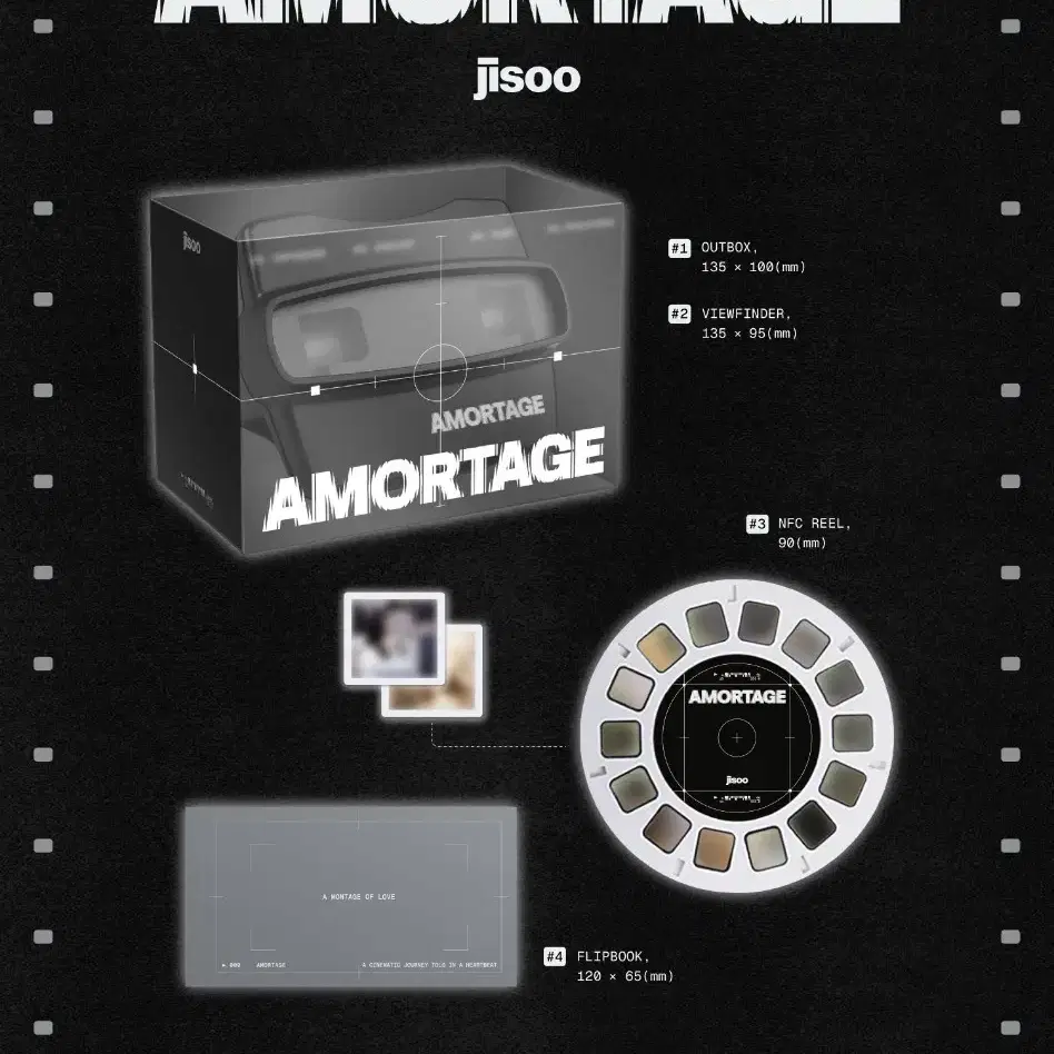 블랙핑크 지수 솔로 미개봉 앨범 amortage 미니앨범 풀구성 판매