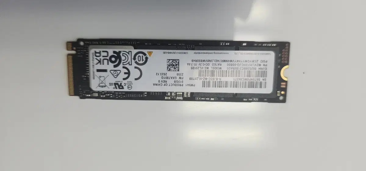 SSD 9M9A1 512GB 미사용 벌크