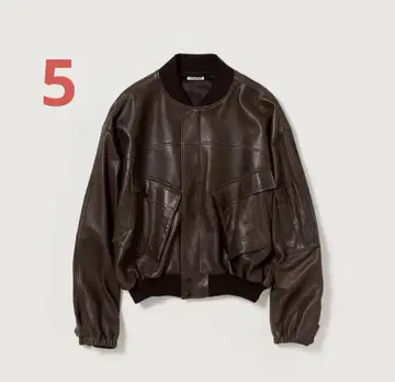 오라리 LAMB LEATHER FLIGHT BLOUSON