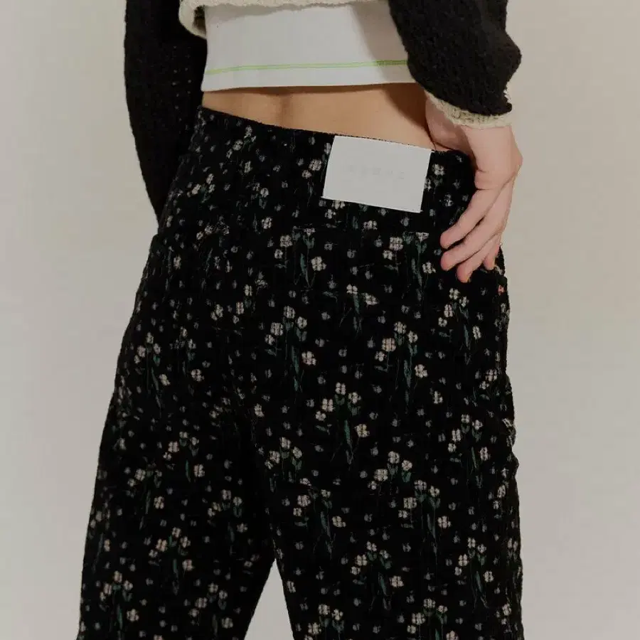 그로브 grove FLOWER DUNE PANTS 플라워 팬츠