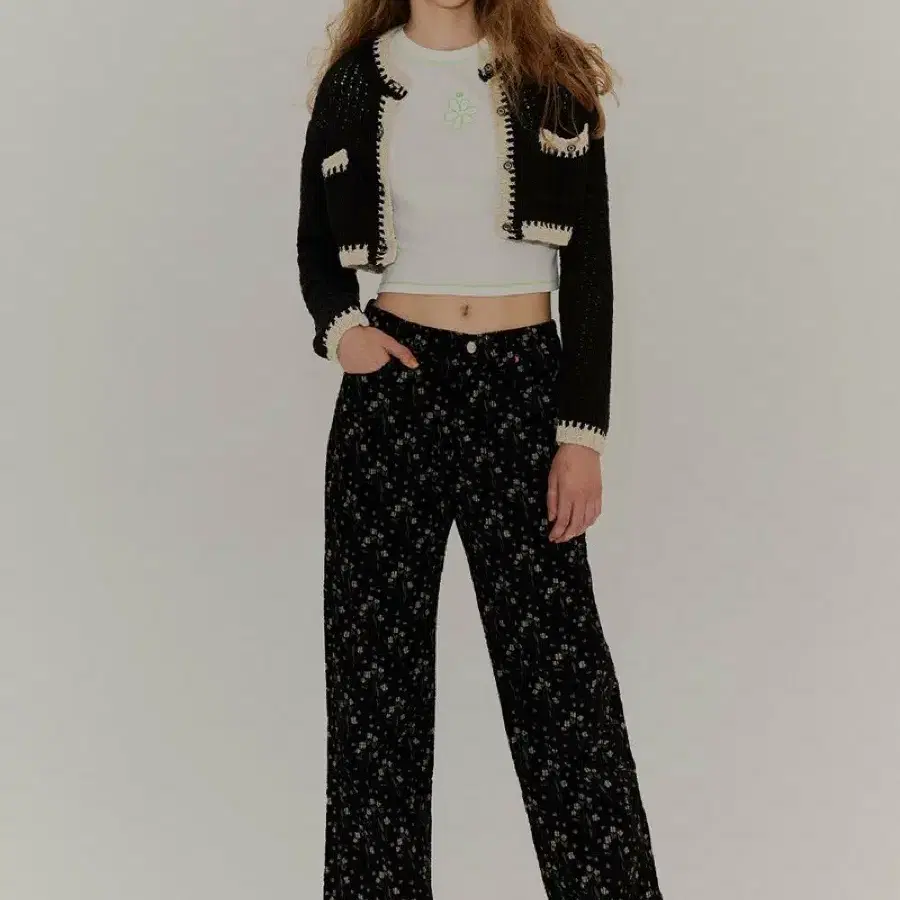 그로브 grove FLOWER DUNE PANTS 플라워 팬츠